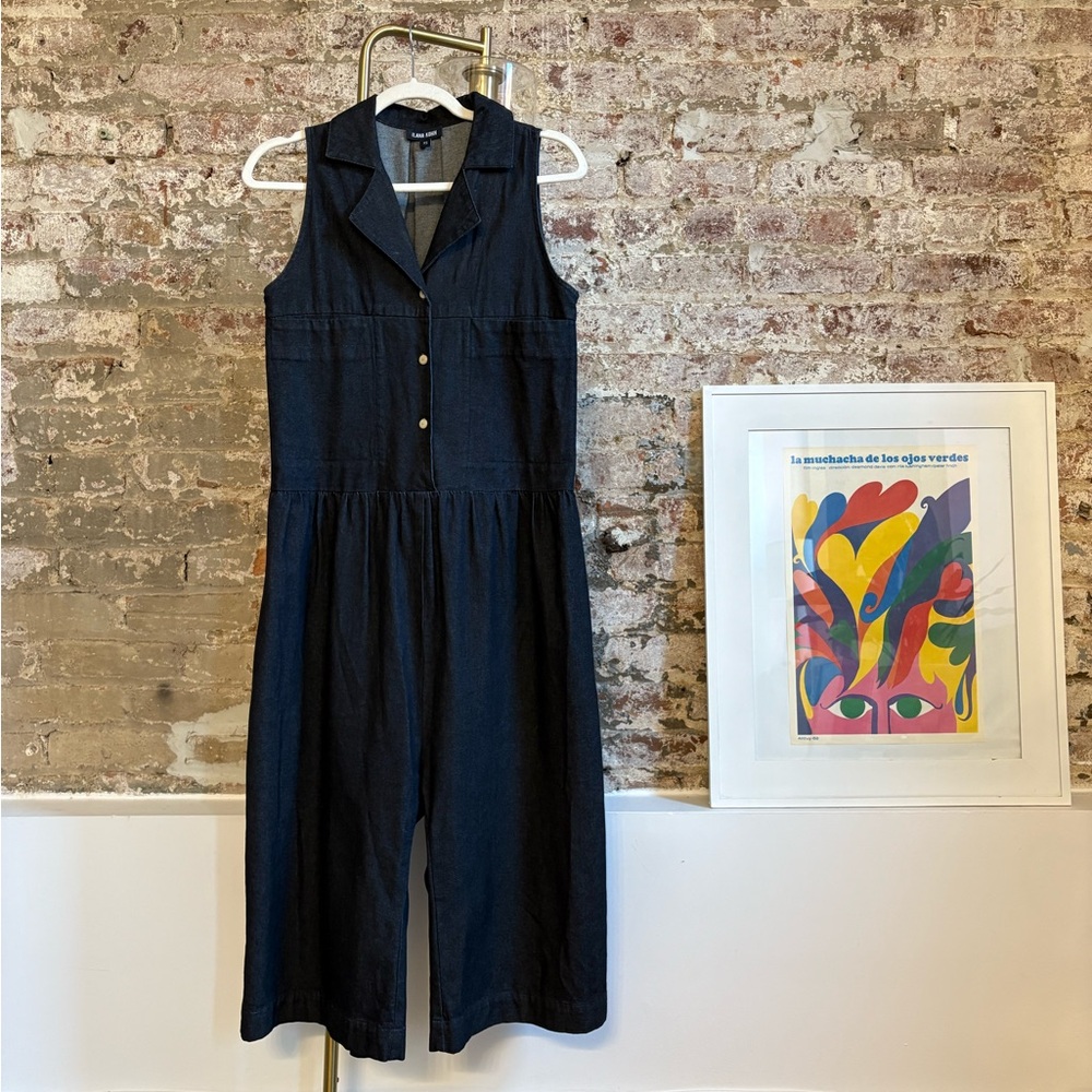 Ilana Kohn Deep Blue Denim Jumpsuit